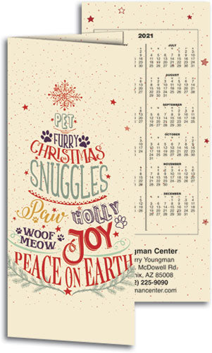 Yuletide Greetings Tear Off Calendar