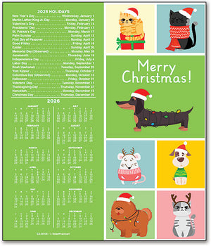 Santa Buddies Tear-off Calendar