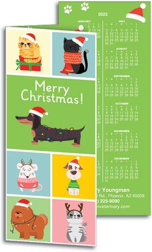 Santa Buddies Tear-off Calendar