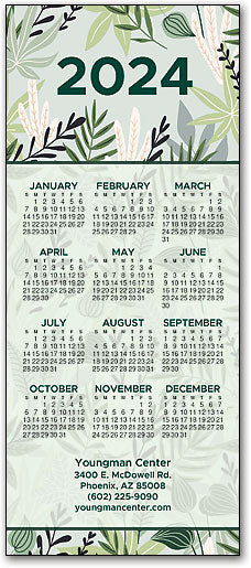 Lush Foliage Promotional Calendar