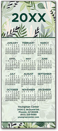 Lush Foliage Promotional Calendar