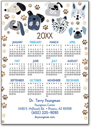 Pets Galore Postcard Calendar