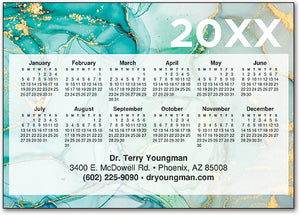 Golden Marble Restix Calendar 