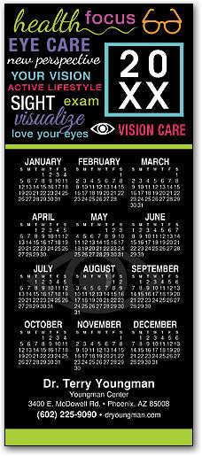 Neon Focus Promotional Calendar