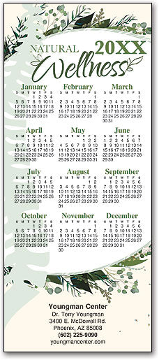 Wellness Garden Promotional Calendar