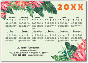 Tropic Vibes Postcard Calendar