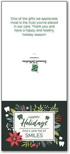 Graceful Garden Tri-Fold Calendar Card with Envelope