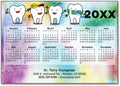 Seasons of Teeth Customisable Postcard Calendar
