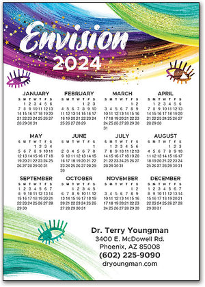 Year In Vision Calendar Magnet