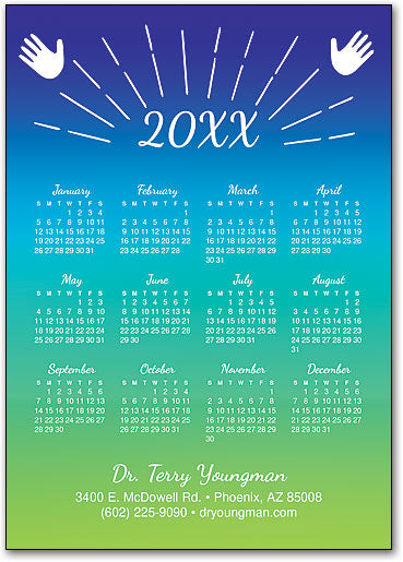 Bright Hands Calendar Magnet – Smart Practice Australia