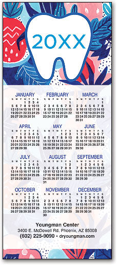 Tropical Tooth Promotional Calendar