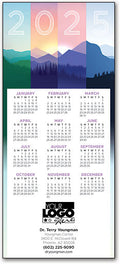 Colorful Mountains Tri-Fold Calendar with Envelope
