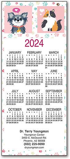 Year of Paws Promotional Calendar
