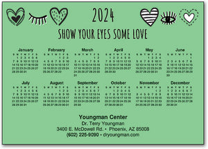 Eye Love Calendar Magnet