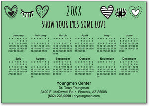 Eye Love Postcard Calendar