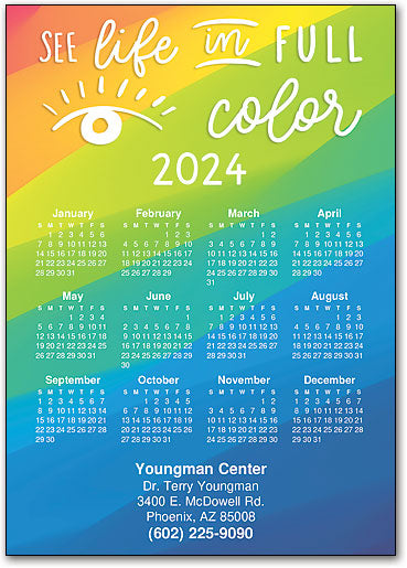 See In Color Calendar Magnet