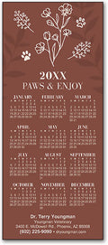 Paw Botanicals Promotional Calendar