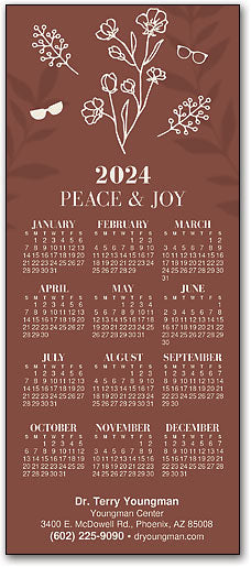 Vision Botanicals Promotional Calendar