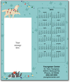 Merry Animals Tear-off Calendar