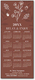 Wellness Botanicals Promotional Calendar