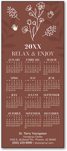 Wellness Botanicals Promotional Calendar