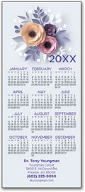 Paper Florals Promotional Calendar
