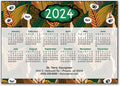Jungle Eyes Calendar Postcard