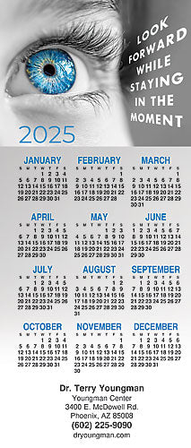 Blue Eye Exam Promotional Calendar