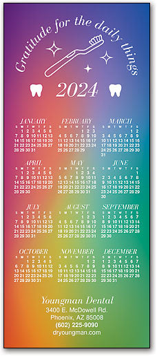 Gradient Gratitude Promo Calendar