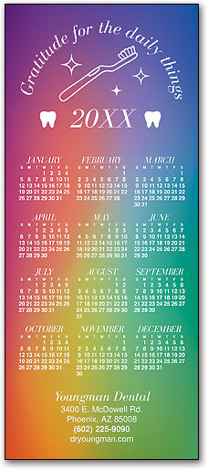 Gradient Gratitude Promo Calendar