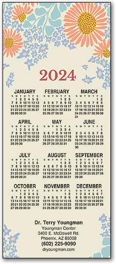 Boho Floral Promo Calendar