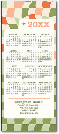 Checkered Wave Promo Calendar