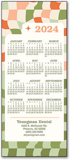 Checkered Wave Promo Calendar