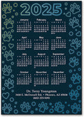 Neon Pawprints ReStix™ Calendar
