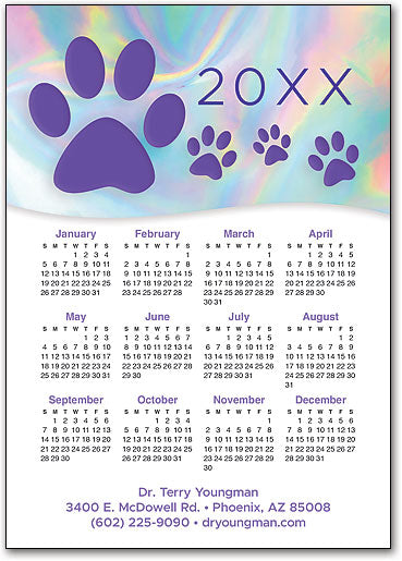 Holographic Paws ReStix™ Calendar