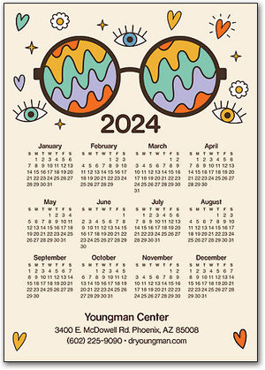 Groovy Sights Postcard Calendar