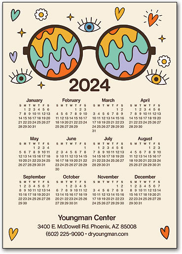 Groovy Sights Postcard Calendar