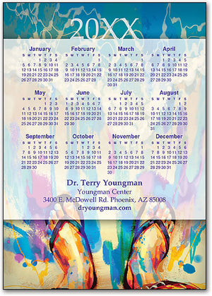 Awashed in Colour Postcard Calendar