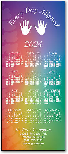 Gradient Alignment Promo Calendar