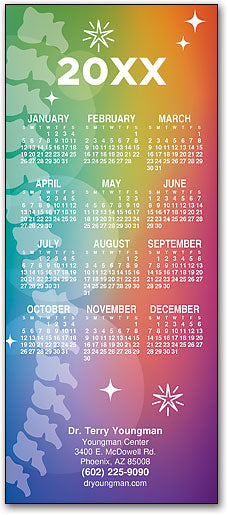 Rainbow Glow Promotional Calendar