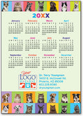 Pet Pics Calendar Magnet