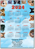 Happy Pets Frame Calendar Magnet