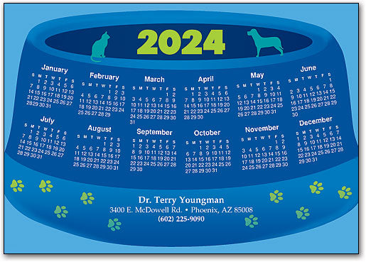 Pet Bowl ReStix™ Sticker Calendar