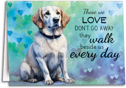 Our Loving Pets Sympathy Folding Card