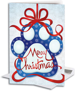 Christmas Paw Deluxe Folding Card