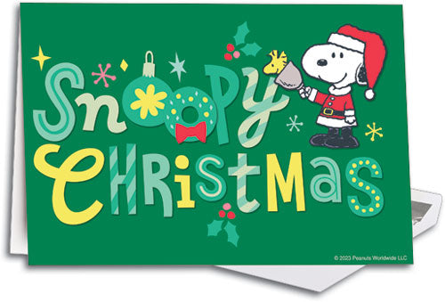 Christmas Bells Deluxe Folding Card