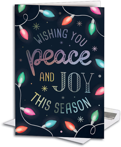 Festival of Lights Deluxe Folding Card