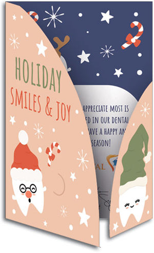 Sweet Holiday Smiles Arched Gate Fold Card