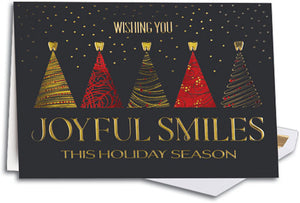 Midnight Elegance Holiday Folding Card