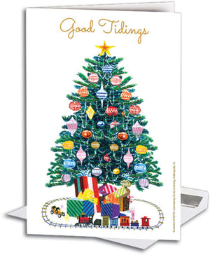 Christmas Of Yore Deluxe Folding Card